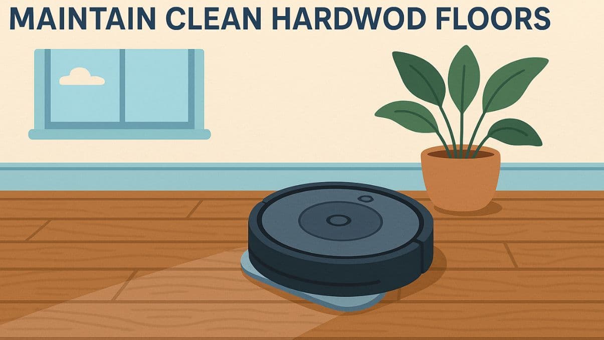 How a Roomba Mop Helps Maintain Clean Hardwood Floors
