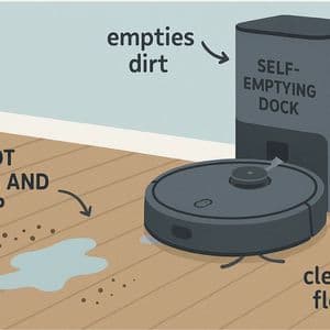 How a Self Emptying Robot Vacuum and Mop Works at Home