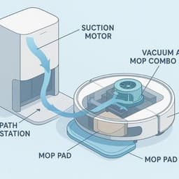 How a Vacuum and Mop Combo Robot Self Empty System Works