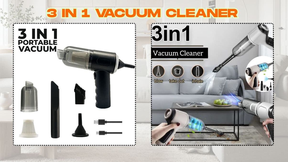 3 in 1 Vacuum Cleaner: Understanding How It Works for Clean Homes