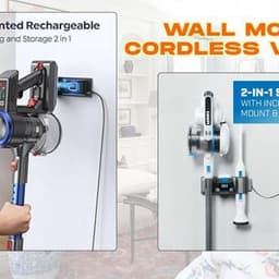 Wall Mount Cordless Vacuum: Smart Storage & Cleaning Solution