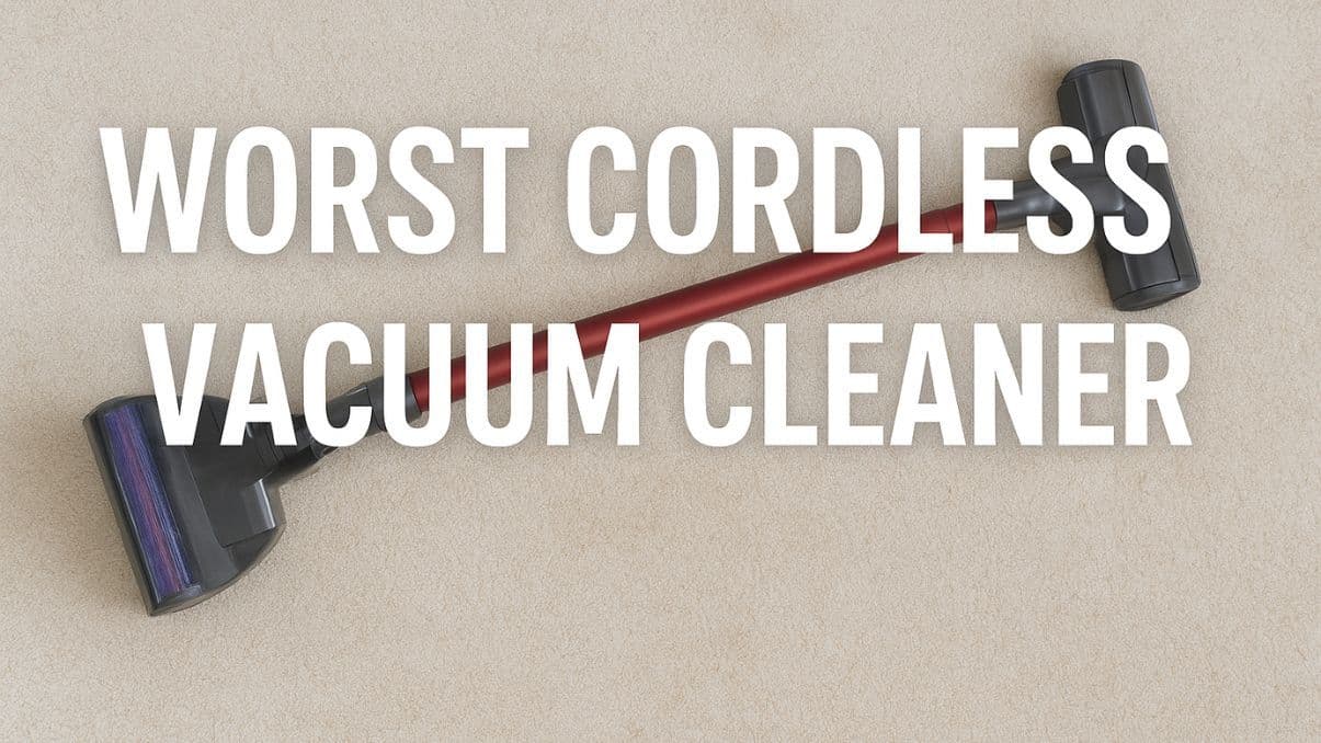 Worst Cordless Vacuum Cleaner: Common Issues & Buyer Insights