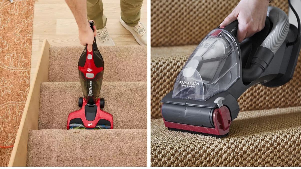 Handheld Stair Carpet Vacuum Guide for Easy Cleaning