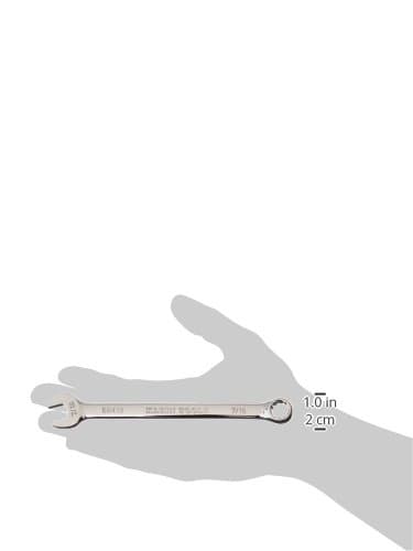 Klein Tools 68413 7/16-Inch Combination Wrench, 12-Point, Open End and Box End