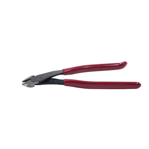 Klein Tools D248-9ST Diagonal Cutting Pliers, Made in USA, Ironworker's Diagonal Cutters with High Leverage Design, Works as Rebar Cutter and Rebar Bender, 9-Inch
