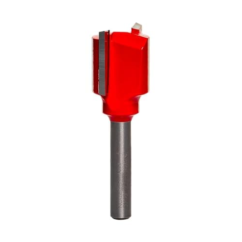 Freud Double Flute Straight Bit with Tico Hi-Density Carbide for Maximum Performance - 2 Cutters, 24000 RPM, 3/4" Height, 3/4" Diameter, 2-1/8" Length, 1/4" Shank - 04-140