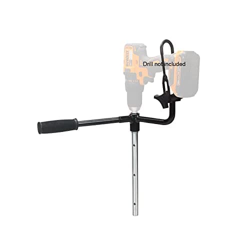 E-Drill Nylon Ice Auger Combo and Universal Adapter with 14” Extension (8-in)