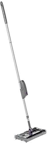 Swivel Sweeper - Cordless Electric Floor and Carpet Sweeper with Rotating Brush for Efficient Cleaning, Quad Brush Technology- Purple