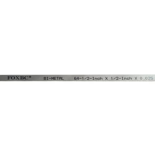 FOXBC 64-1/2 Inch Bandsaw Blades Metal Cutting, 64-1/2-Inch X 1/2" X 0.02" 14/18 TPI
