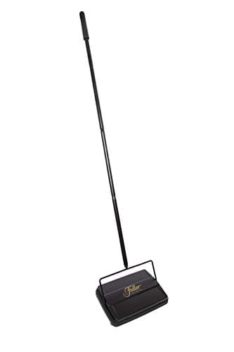 Fuller Brush 17027 Electrostatic Carpet & Floor Sweeper - 9" Cleaning Path - Lightweight - Ideal for Crumby Messes - Works On Carpets & Hard Floor Surfaces - Black