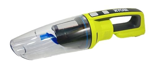 RYOBI 18V Cordless Hand Vacuum with Powered Brush PCL700B with 18V Cordless Wet/Dry Hand Vacuum PCL702B (Tools Only)