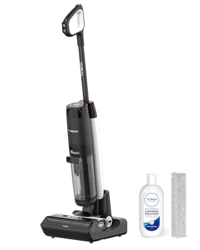 Tineco Floor ONE S7 FlashDry Smart Cordless Wet Dry Vacuum Cleaner, Long Runtime, Great for Sticky Messes, Self-Cleaning, 158℉Hot Air FlashDrying, Dual-Sided Edge Cleaning, Extended Battery Lifespan