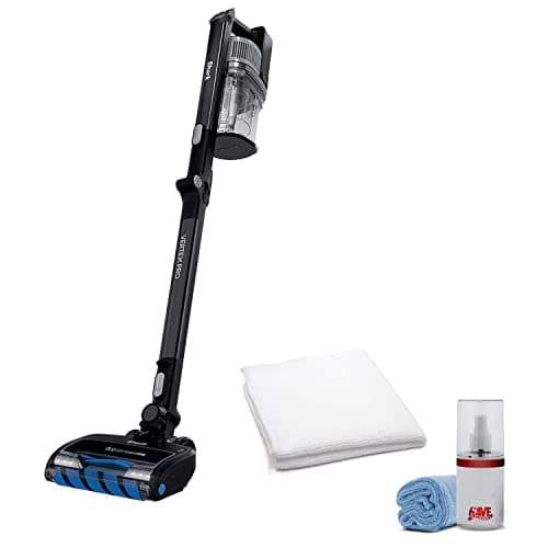 Shark IZ682H Vertex Pro Cordless Stick Vacuum with IQ Display - Black + White Towel + Universal Screen Cleaner