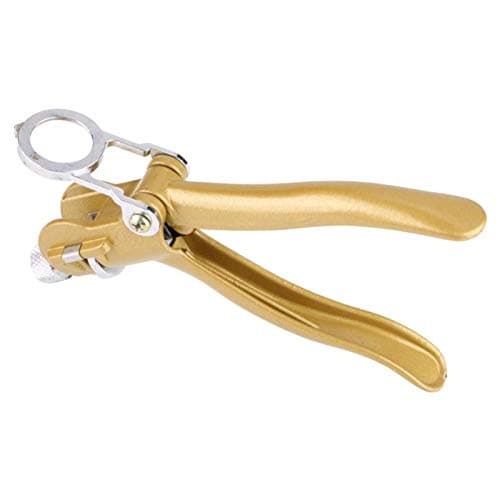 Zinc Alloy and Copper Alloy Saw Set Tool Saw Set Pliers, Woodwork Hand Tools Sawset Puller with Magnifier And Arc Shaped Hadle for Woodworking 18 x 7 x 4cm