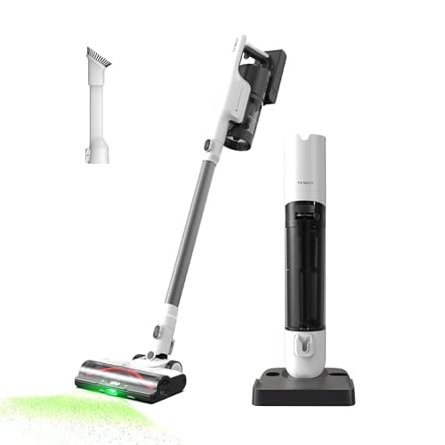 Tineco Pure ONE Station 5 Cordless Smart Vacuum with 2.5L Auto Dust Base, Full-Path Self-Cleaning, 175W Suction, ZeroTangle Tech, iLoop Smart Sensor, Suitbale for Hard Floor & Carpet