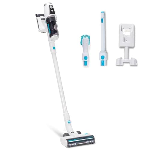 Simplicity Vacuums Stick Vacuum Cordless Rechargeable S67, Lightweight Household Vacuum Cleaners for Pet Hair with 3 Speeds, Multi-Surface Use, HEPA Filter Media, 35 Min Runtime, LED Light, Wall Mount