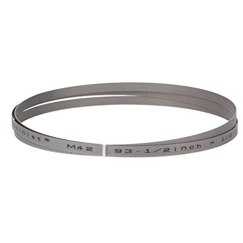 Imachinist S9312121418 93-1/2" Long, 1/2" Wide, 0.025" Thick, Variable Teeth M42 Bi-Metal Bandsaw Blades for Metal Cutting (14/18TPI)