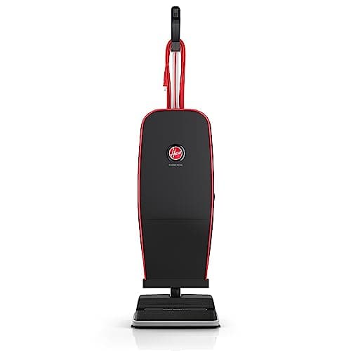 Hoover Commercial Superior Lite Upright Vacuum Cleaner, Bagged Professional Pro Grade, for Carpet and Hard Floor, CH50200, Black