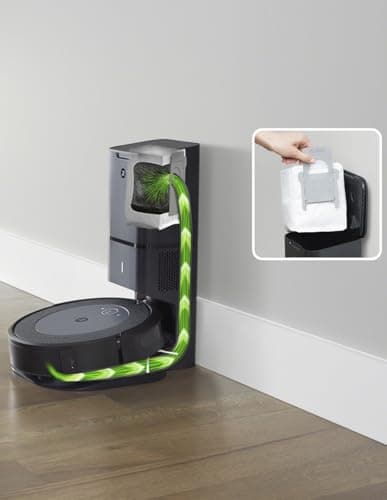 iRobot Roomba i4+ EVO Self Emptying Robot Vacuum - Empties Itself for up to 60 Days, Clean by Room with Smart Mapping, Compatible with Alexa, Ideal for Pet Hair, Carpets