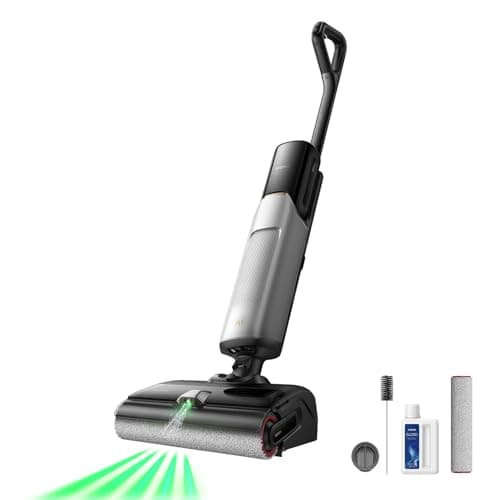 Mova X4 Pro Wet Dry Vaccum Cleaner, 20000Pa Cordless Vacuum Mop with Zero Tangle, Hot Water Mopping for Sticky Messes,194℉ Hot Air Self Drying, 180° Lie Flat, Push-In Charging Station, LED Display