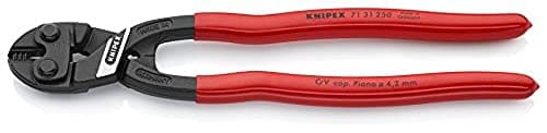 KNIPEX Tools - CoBolt Compact Bolt Cutter With Notched Blade (7131250SBA), 10"