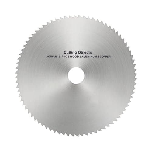 3 Inch Carbon Steel Circular Saw Blade for Wood, Plywood, Laminate, Soft-Metals, Plastic Cutting, Angle Grinder Saw Blade