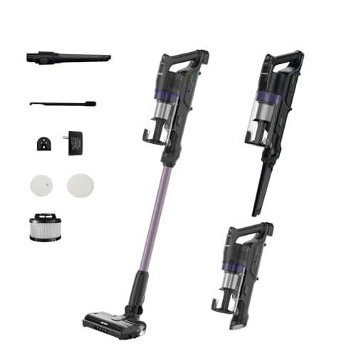 CANDY™ Cordless Vacuum Cleaner,3-in-1 Ultra-Light 4.8lb Vacuum, Anti-Hair Wrap,12-45Min Runtime,Powerful Suction,180° Flat,150° Left Right Swivel,HEPA Filtration for Carpets, Hard Floors & Pet Hair