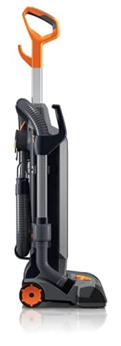 Hoover Commercial HushTone 13-Inch 2-Speed Upright Vacuum Cleaner with IntelliBelt, Quiet Bagged HEPA Filtered Professional Rated, 40-Foot Long Cord, CH54113, Gray/Orange