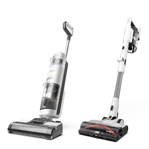 Tineco iFLOOR 3 Breeze Complete Wet Dry Vacuum Cordless Floor Cleaner and Mop & Pure ONE A50S Cordless Stick Vacuum Cleaner