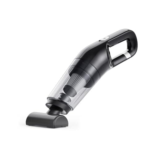 Cordless Vacuum Handheld, Car Vacuum Cleaner Portable for Pet Hair Small Household Vacuums with Powerful 10000pa Strong Suction Rechargeable for Car Home Couch Floor Cleaning Black