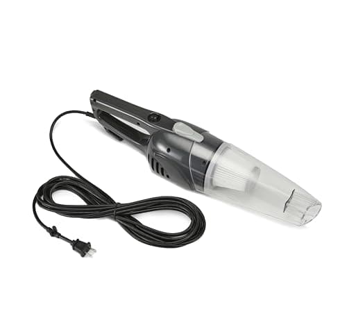 Amazon Basics 2-in-1 Corded Stick Vacuum Cleaner, Convertible to Handheld, Lightweight (3.9 LBS), with Washable HEPA Filter, Crevice Tools, 0.5L Dust Cup, 19.7-Ft Cord, 300W, Black