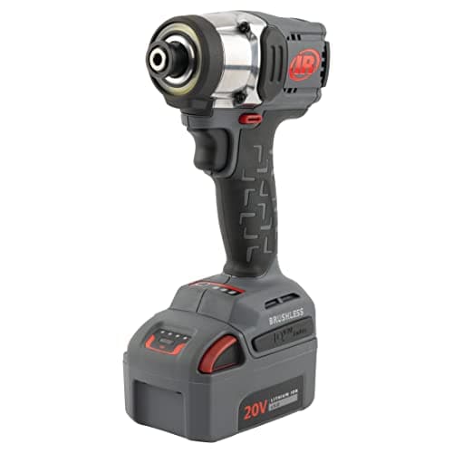 Ingersoll Rand W3111-K22 20V 1/4" Hex Cordless Impact Driver 2 Battery Kit, Mid-Torque, Compact, Pistol Grip