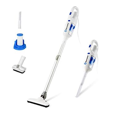 Vacmaster Corded Stick Vacuum Cleaner 2 in 1 Ultra-Lightweight 14Kpa Power Suction Handheld Vacuum Cleaner with Washable HEPA Filter for Home, Car, Pet Hair, Carpet, Hard Floor