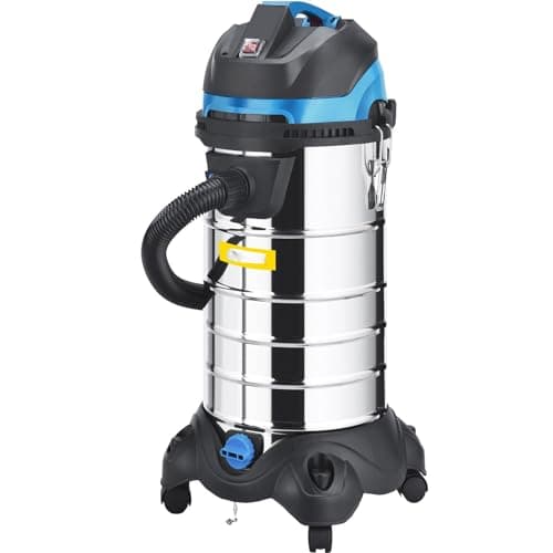 Dust Extractor Collector Wet & Dry 6.5-13.5 Gal. HEPA Filtration Systemfor Household and Jobsite Cleaning(11 Gallon (40 L))