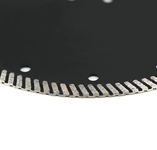 Stadea SBD104C Diamond Saw Blade 6-Inch Continuous Turbo Dry Cutting - Cuts Granite Quartz Quartzite, Fits Grinder, Saw Cutter, 8 MM Segments - Pack of 1