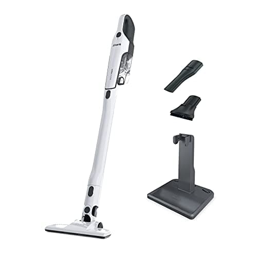 Shark CH963AMZ 2-in-1 Pet Pro Cordless Handheld Vacuum Ultracyclone System, Lightweight and Portable for Car and Home, Rechargeable, Washable Filter, XL Dust Cup, Crevice Tool & Scrubbing Brush, White