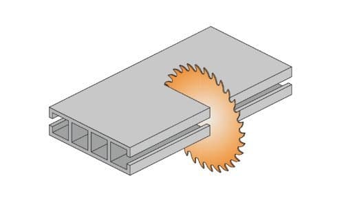 CMT 254.080.10 ITK Non-Ferrous, PVC & Melamine Saw Blade, 10-Inch x 80 Teeth, TCG Grind with 5/8-Inch Bore
