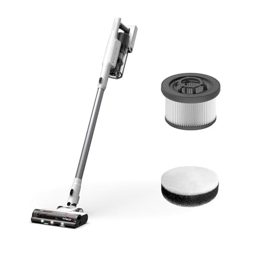 Tineco A20 Cordless Stick Vacuum Cleaner, Powerful Suction, 3 Modes for Multi-Level Messes & Replacement HEPA Filter & Cover Assembly for A20