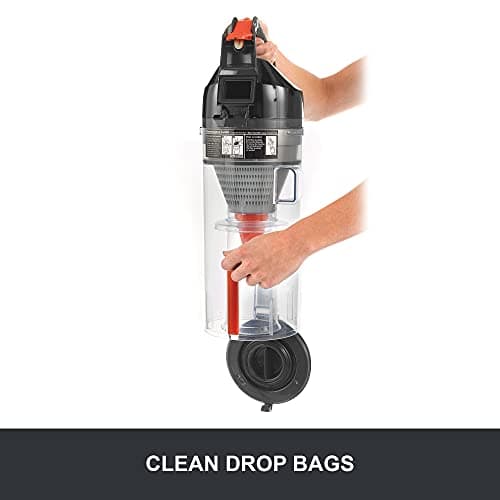 Hoover Commercial TaskVac Bagless Upright Vacuum Cleaner, Furniture Guard Lightweight HEPA Filtered Professional Grade Long-Lasting, 15 Pounds 35-Foot Long Cord, CH53010, Black