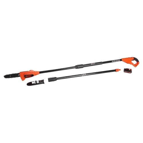 BLACK+DECKER 20V Max Pole Saw for Tree Trimming, Cordless, with Extension up to 14 ft., Bare Tool Only (LPP120B)