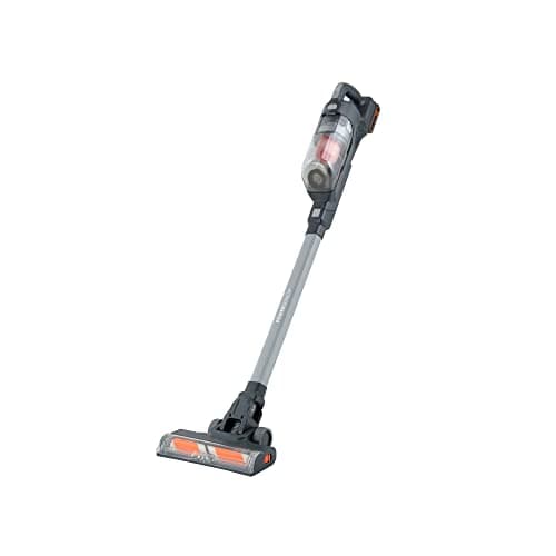 BLACK+DECKER POWERSERIES+ 20V MAX Cordless Vacuum Cleaner, Stick Vacuum Rechargeable with LED Floor Lights, Anti-Tangle Lightweight, Removable Battery (BHFEA18D1)
