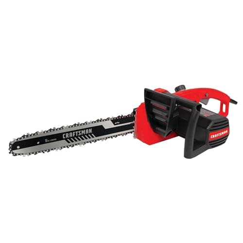CRAFTSMAN Electric Chainsaw, 16 Inch, 12 Amp Corded (CMECS600)