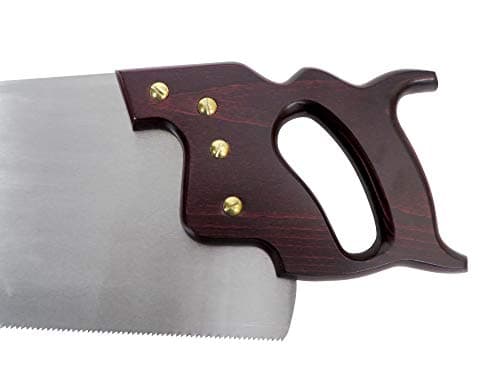 Lynx Garlick Taytools Thomas Flinn British 26” Crosscut Saw with Taper Ground Blade, Stained Beech Handle 10 TPI Filed for Cross Cutting