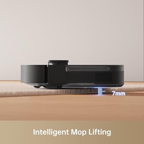 MOVA S10 Robot Vacuum Cleaner with 7000Pa Suction, 260 Mins Run Time, Liftable Brush, Self-Charging Robotic Vacuum Cleaner for Home, Pet Hair, Hard Floors, App & Voice Control