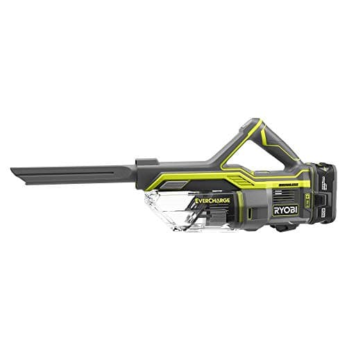 RYOBI 18-Volt ONE+ Brushless Stick Vacuum Cleaner Kit w/ 4.0 Ah Lithium-Ion High Capacity Battery and EVERCHARGE Rapid Charger