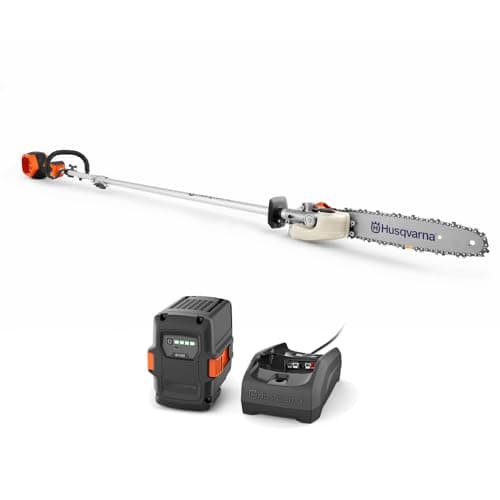 Husqvarna 330iKP Combi Switch + Pole Saw Attachment, 10-Inch Electric Pole Saw with 4 Ah Battery and Charger Included, 970701205