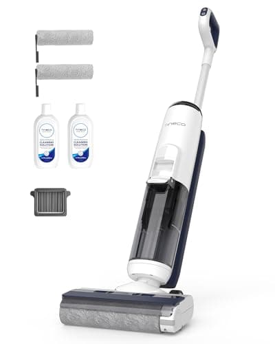 Tineco iFLOOR 5 Breeze Complete Wet Dry Vacuum Cordless Floor Washer, One-Step Cleaning for Hard Floors, Edge Clean, Auto Self-Cleaning, Lightweight & Cordless Design