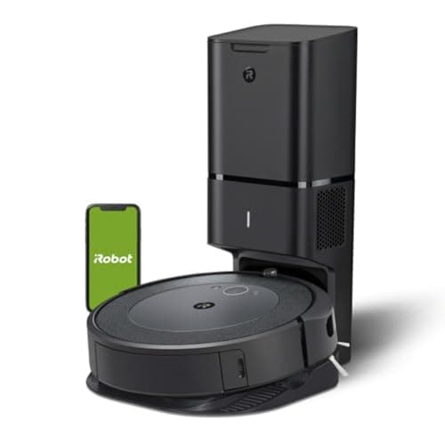 iRobot Roomba i4+ EVO Self Emptying Robot Vacuum - Empties Itself for up to 60 Days, Clean by Room with Smart Mapping, Compatible with Alexa, Ideal for Pet Hair, Carpets