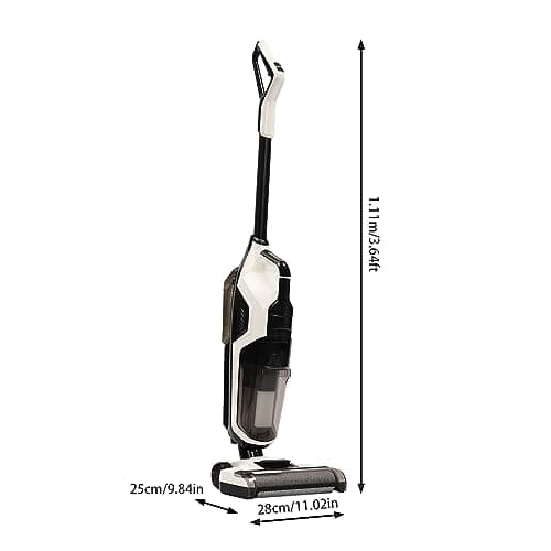 Wet Dry Vacuum Cleaner, Cordless Wet Dry Vacuum Floor Cleaner and Mop, Smart Wireless Self-Cleaning Vacuum Cleaner for Hard Floors, Double Water Tanks, Effortless Cleaning in One Operation