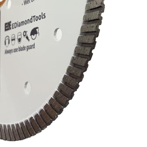 7" High Performance Diamond Saw Blades for Granite, Quartz, and Other Engineered Stones, 7/8"-5/8" Arbor